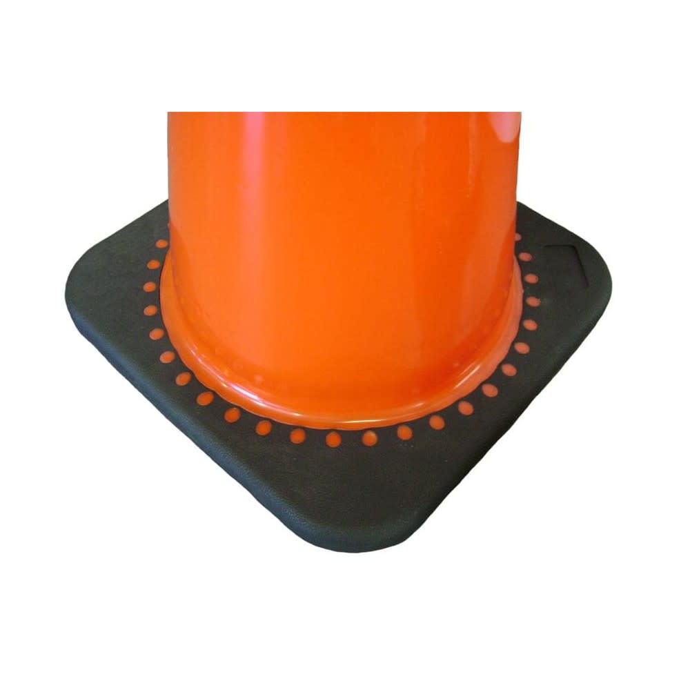 Vizcon Fluorescent Orange 18″ TrafFix PVC Cone with 6″ Collar - Flockneti