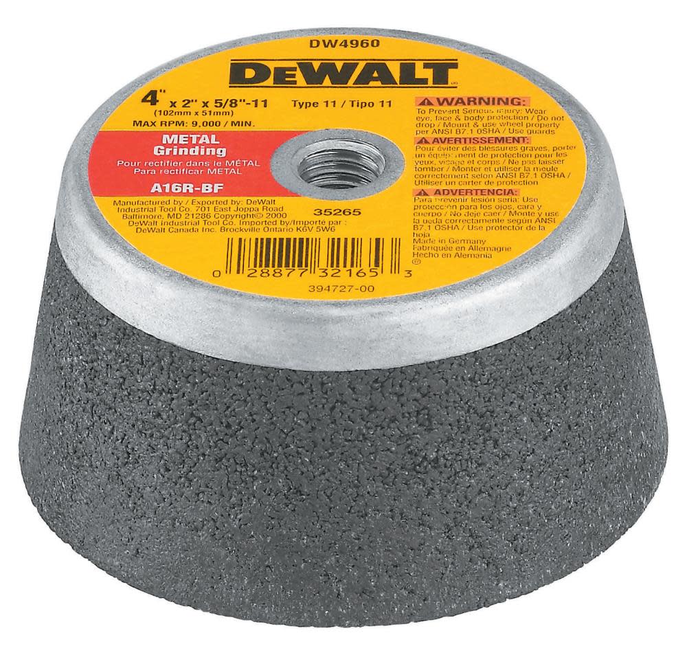 DEWALT 6 In. x 2 In. Masonry Grinding Stone - Flockneti