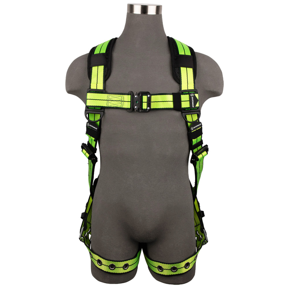 Safewaze L/XL PRO+ Full Body Harness with 1D QC Chest - Flockneti