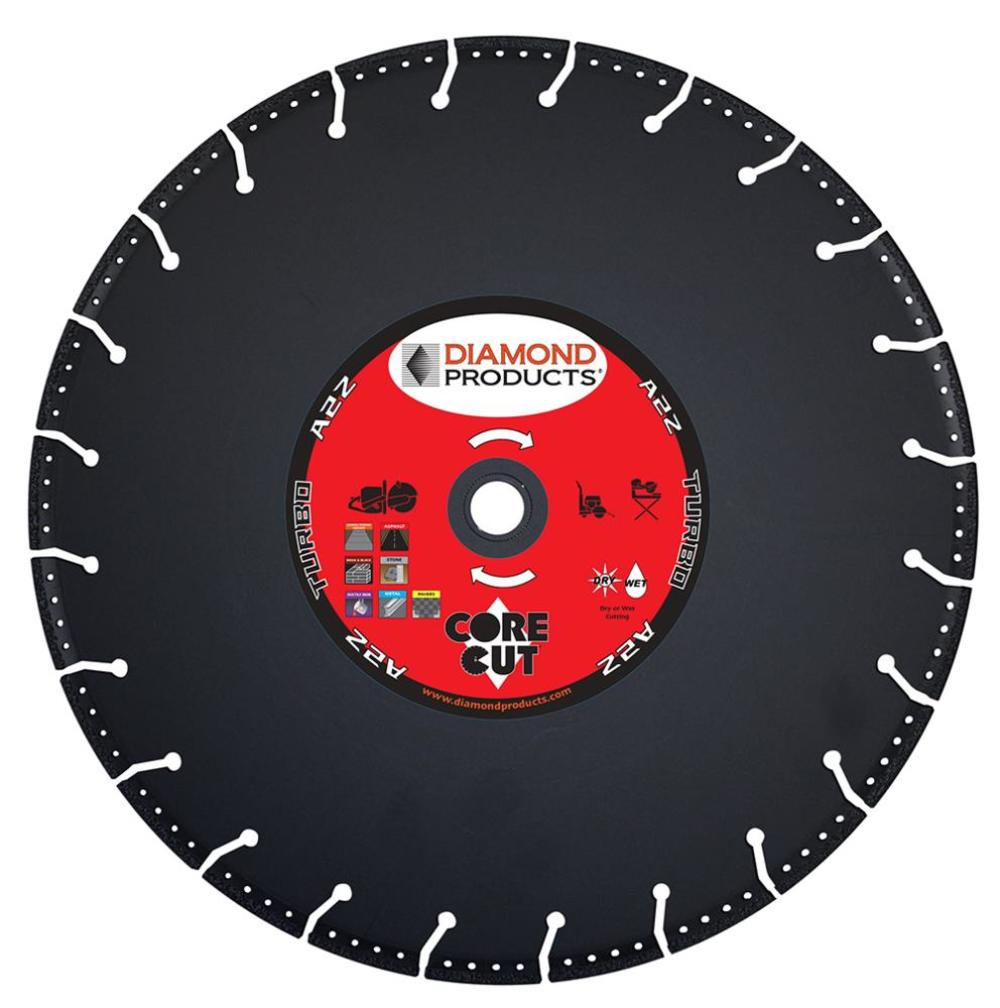Diamond Products 4.5 In. x 0.080 x 7/8 In. Vacuum Bonded Multipurpose Blade - Flockneti