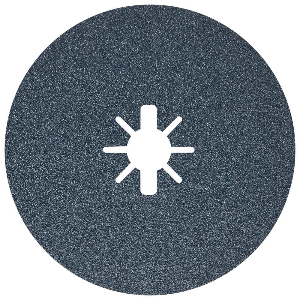 Bosch X LOCK Medium Grit Abrasive Fiber Discs 6″ 80 Grit 25pc - Flockneti