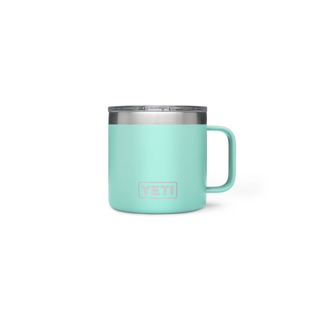 Yeti Rambler Mug with MagSlider Lid 14oz Seafoam - Flockneti
