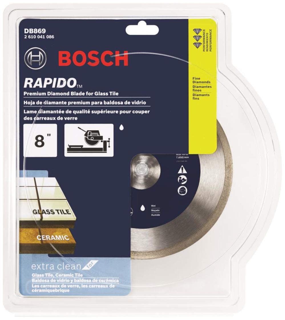 Bosch Continuous Rim Diamond Blade for Glass Tile - Flockneti