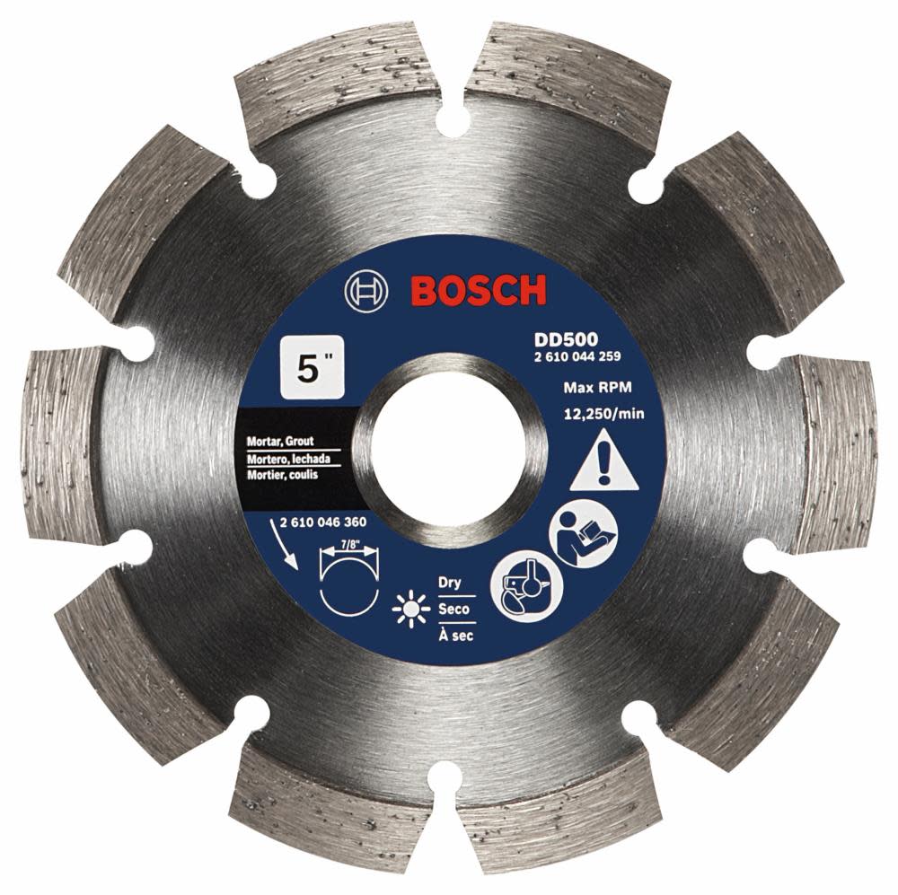Bosch 5 In. Premium Segmented Tuckpointing Blade - Flockneti