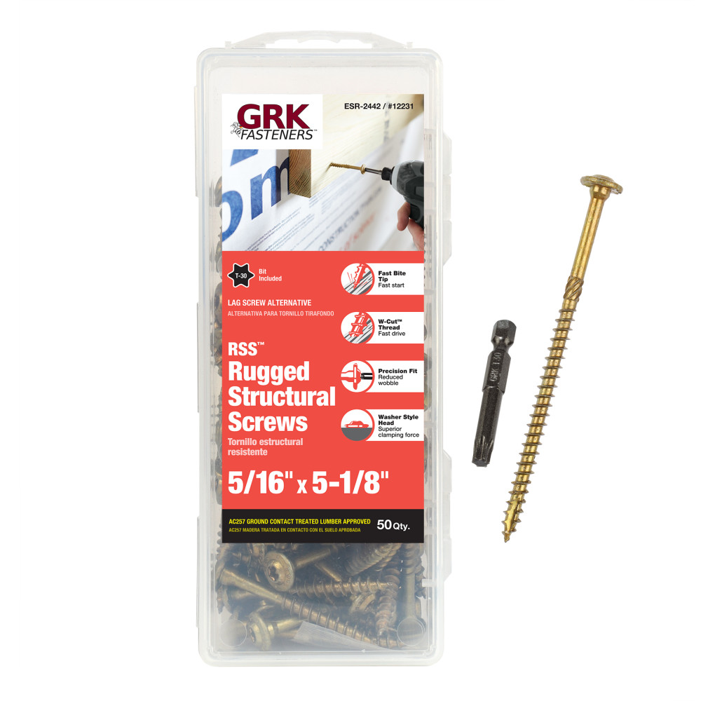 GRK Fasteners RSS Screw Handy-Pak 5/16 x 5″1/8 - Flockneti