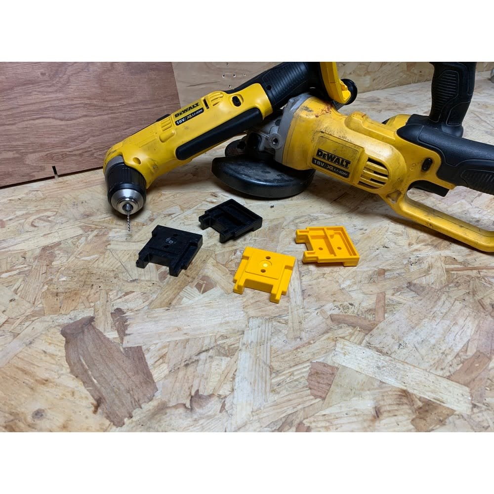 Stealthmounts Tool Mount DEWALT 18V 20V XR Tools Black 4pk - Flockneti