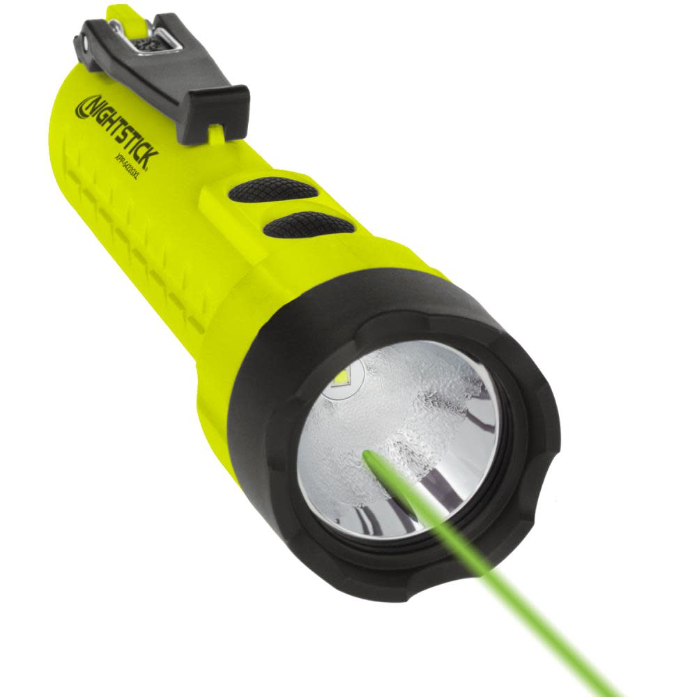 Nightstick Intrinsically Safe Flashlight with Green Laser Pointer 3 AA - Flockneti