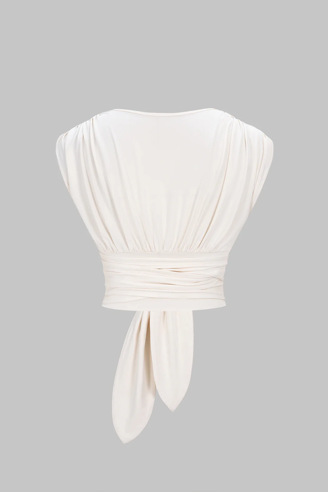 V-Neck Tie-Front Tank Top - Flockneti