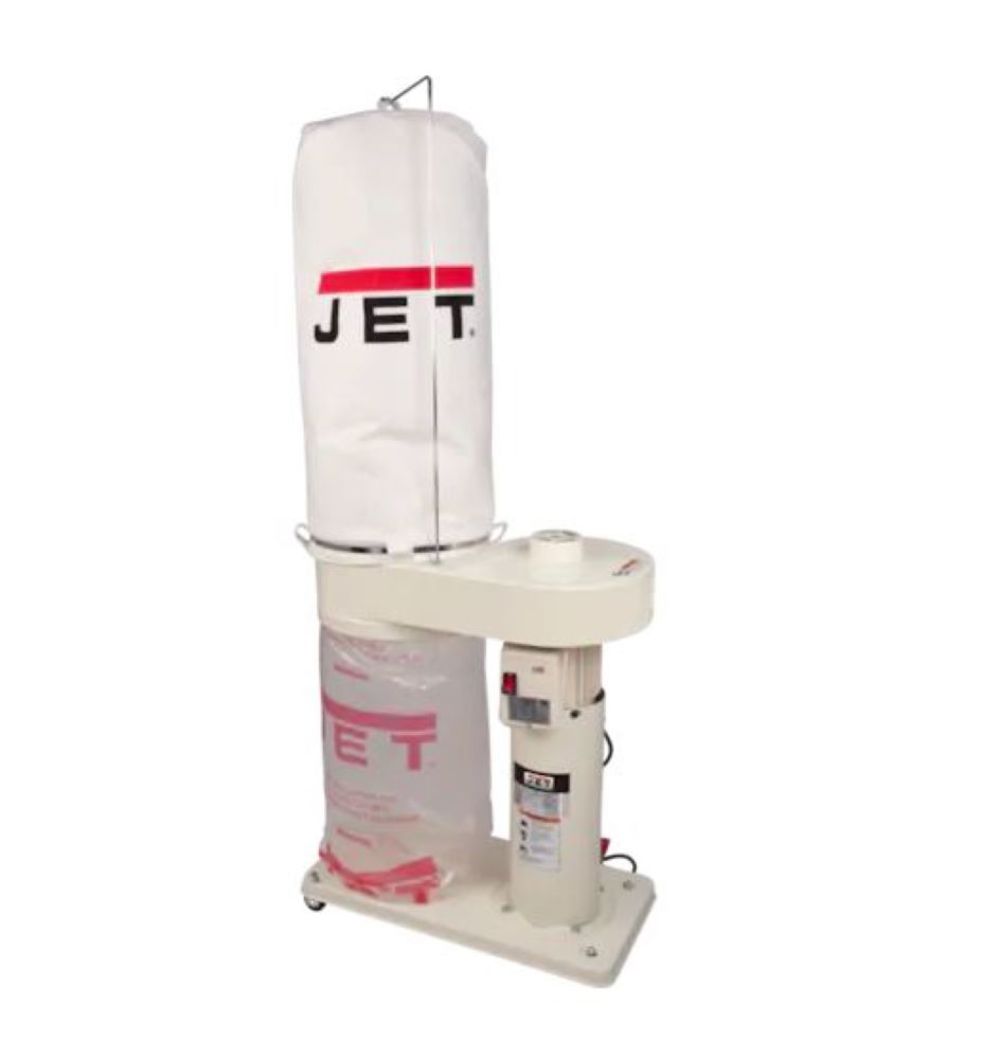JET DC-650 Dust Collector with 5 Micron Bag Filter - Flockneti