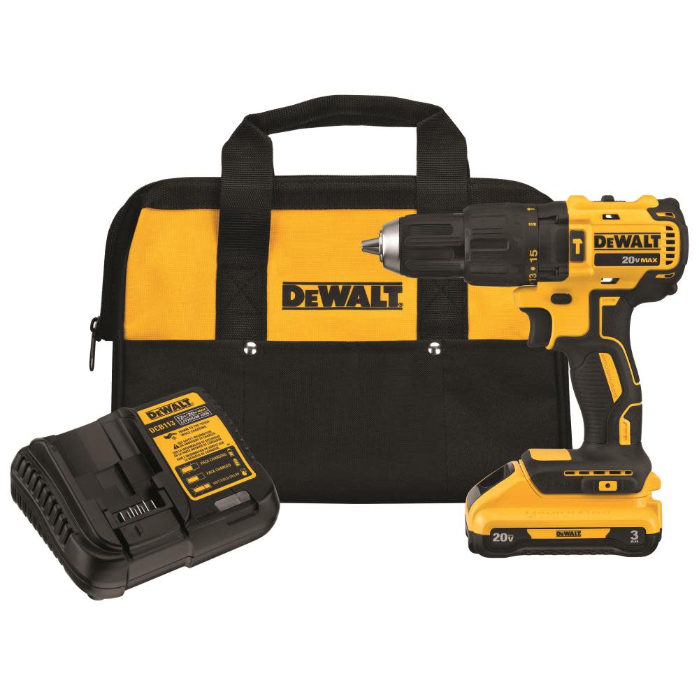 DEWALT 20V MAX Cordless Compact Hammerdrill Kit - Flockneti