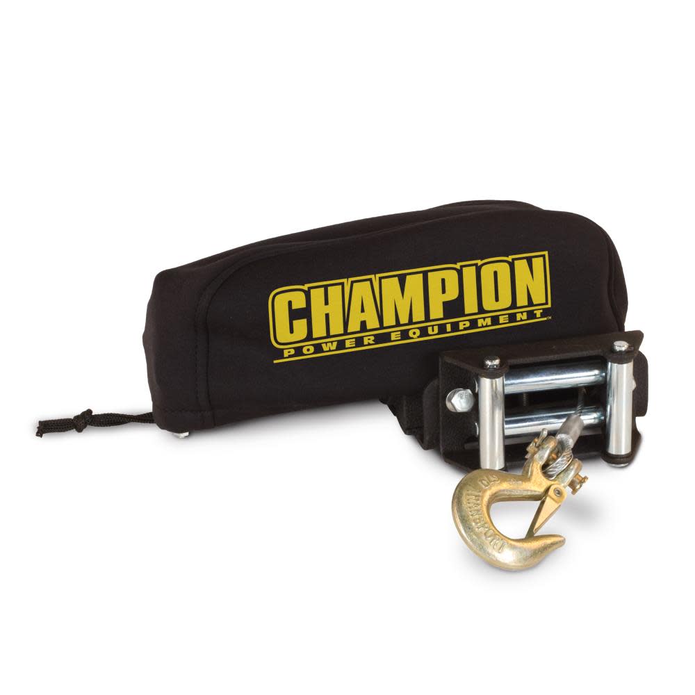 Champion Power Equipment Weather-Resistant Neoprene Storage Cover for Winches 2000-3500 lb. - Flockneti
