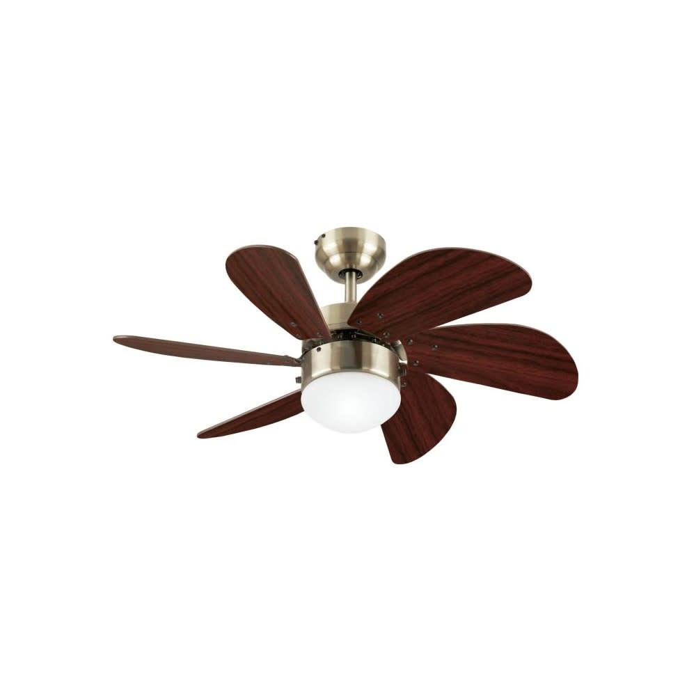 Westinghouse 30″ Turbo Swirl Brass LED Indoor Ceiling Fan - Flockneti