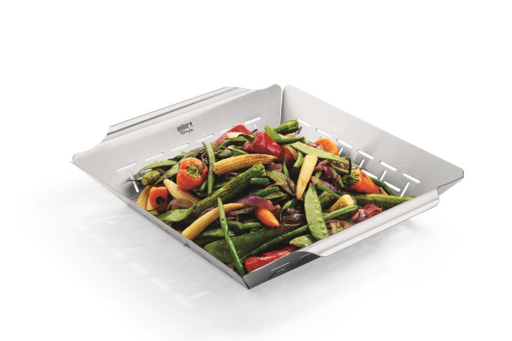 Weber Style Vegetable Basket – Large - Flockneti