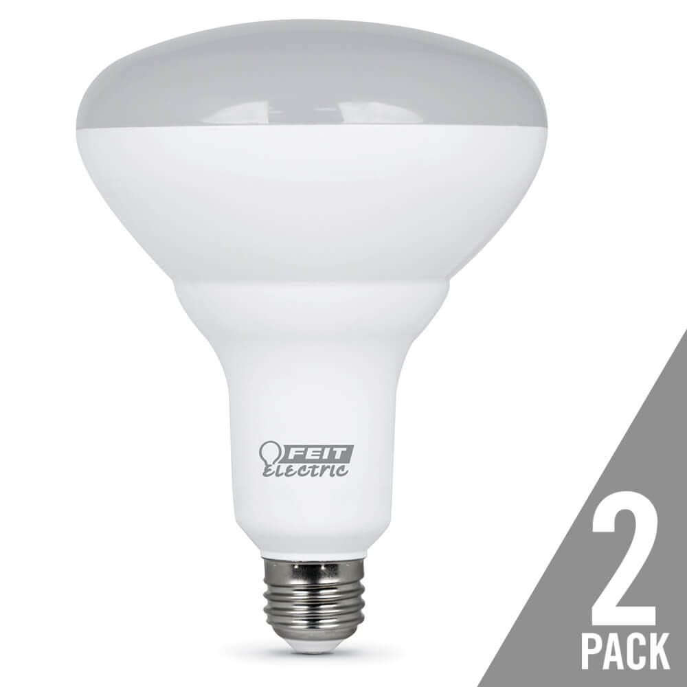 Feit Electric 65W BR40 5000K Dimmable LED Bulb 2pk - Flockneti