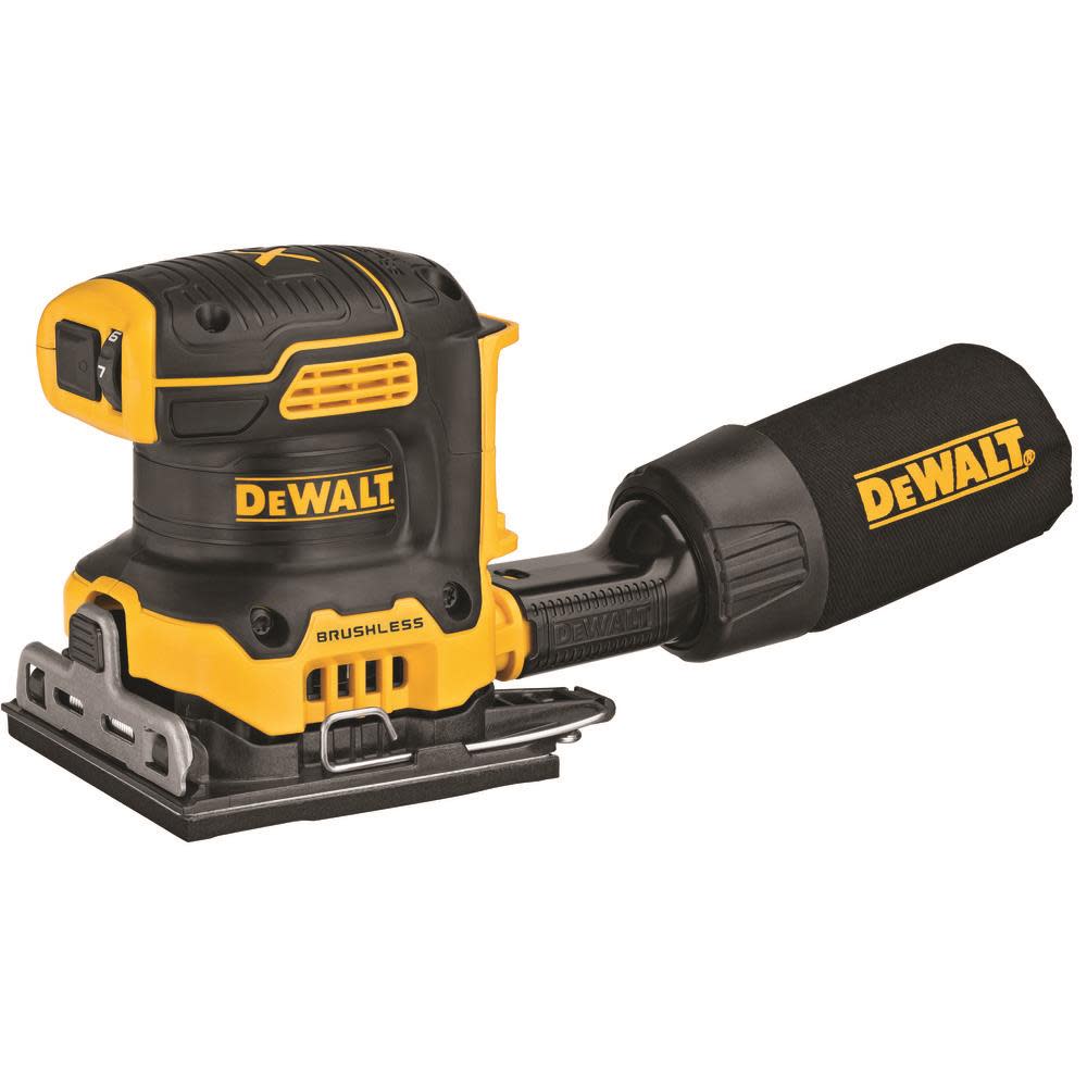 DEWALT 20V MAX XR 1/4 Sheet Sander with 4Ah Battery Bundle - Flockneti
