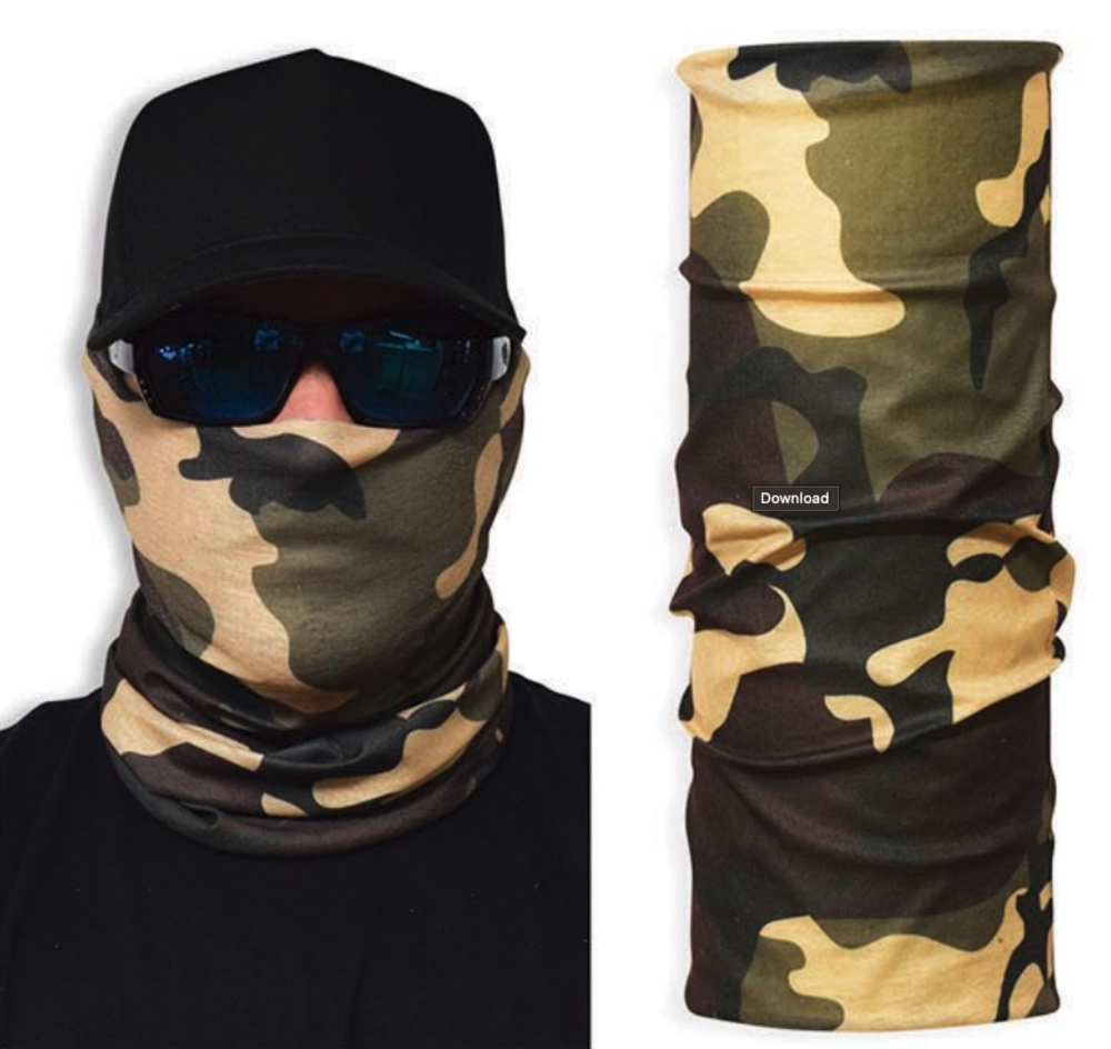 John Boy Face Guard Mask – Camo - Flockneti