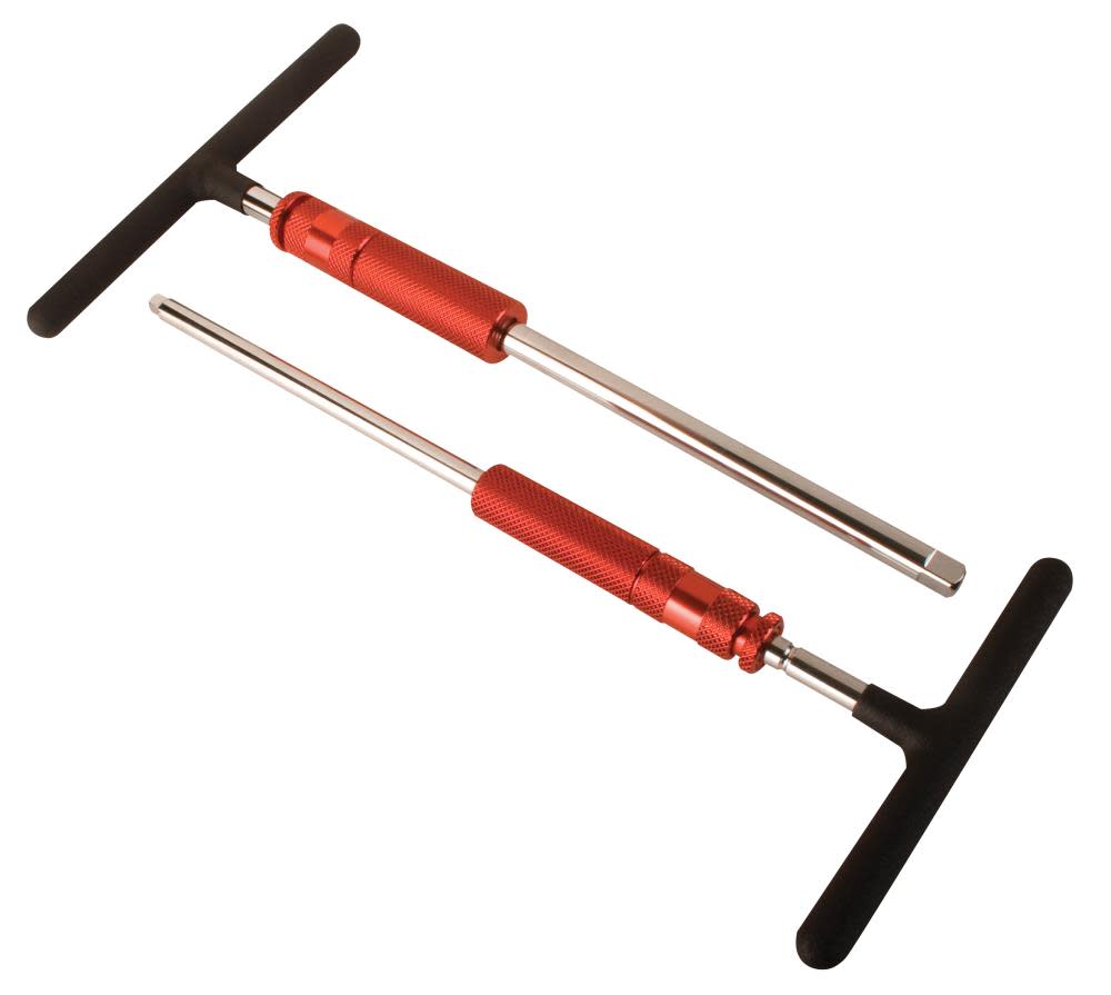 Sunex 2 pc. 1/4 In. and 3/8 In. Dr Adj T-Handle Speed Wrench Set - Flockneti
