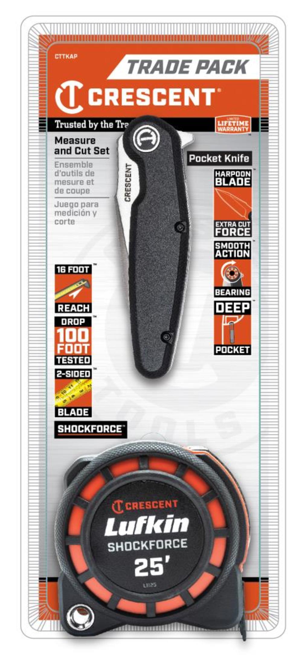 Crescent Shockforce Measure & Cut Set 2pc - Flockneti