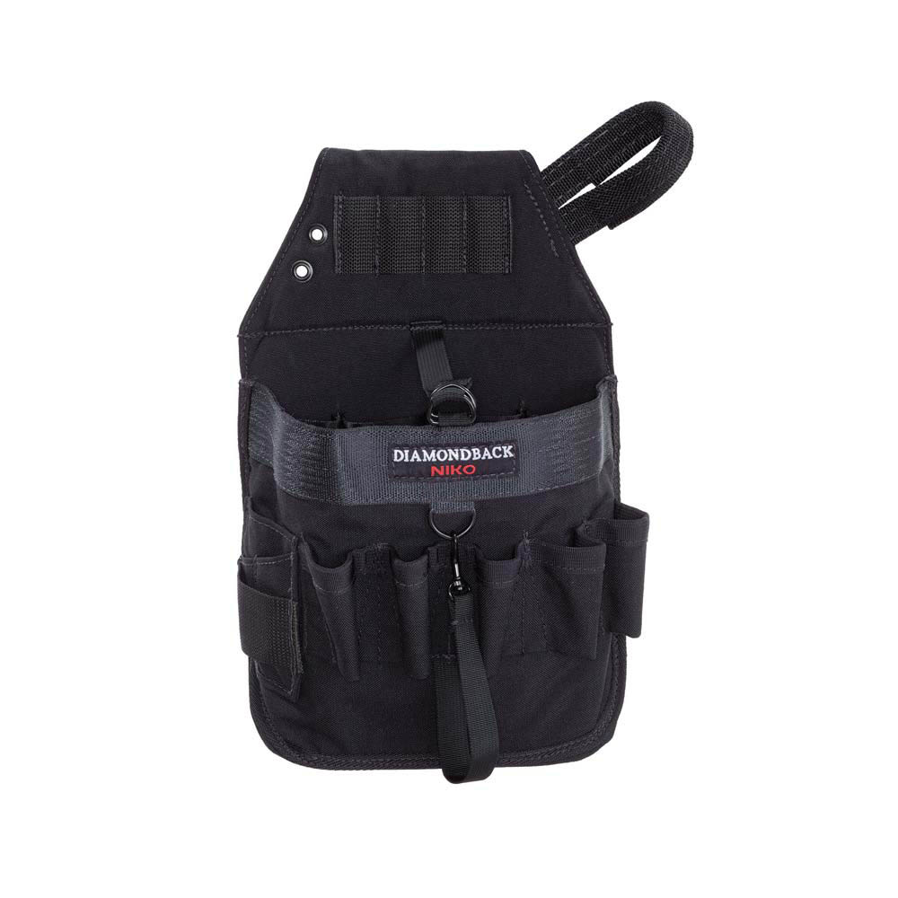 Diamondback Toolbelts Black Right Side Niko Tool Pouch - Flockneti