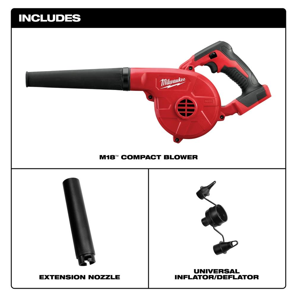 Milwaukee M18 Compact Blower - Flockneti