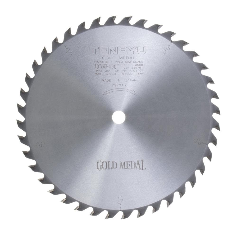 Tenryu 10In x 40CT Table Saw Blade - Flockneti