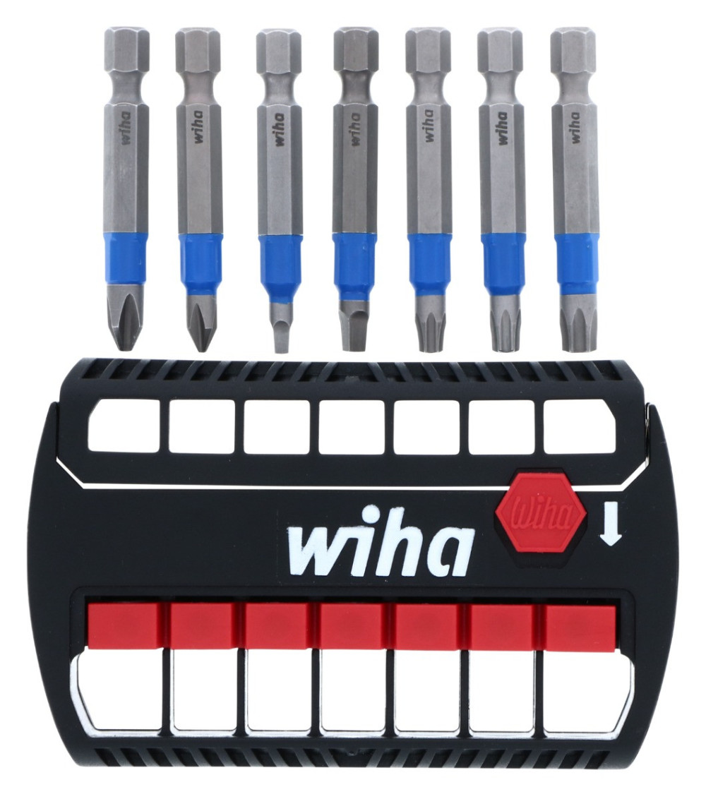 Wiha TerminatorBlue Impact Bit Set 7pc - Flockneti