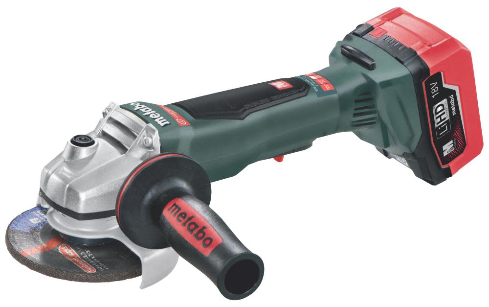 Metabo 18V 6 In. Brushless Angle Grinder Kit 6.2 Ah with Brake - Flockneti