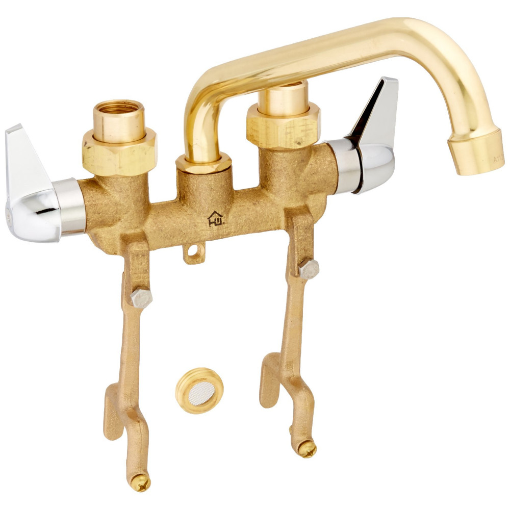 Homewerks Laundry Tray Faucet Brass 2 Handle Swivel - Flockneti