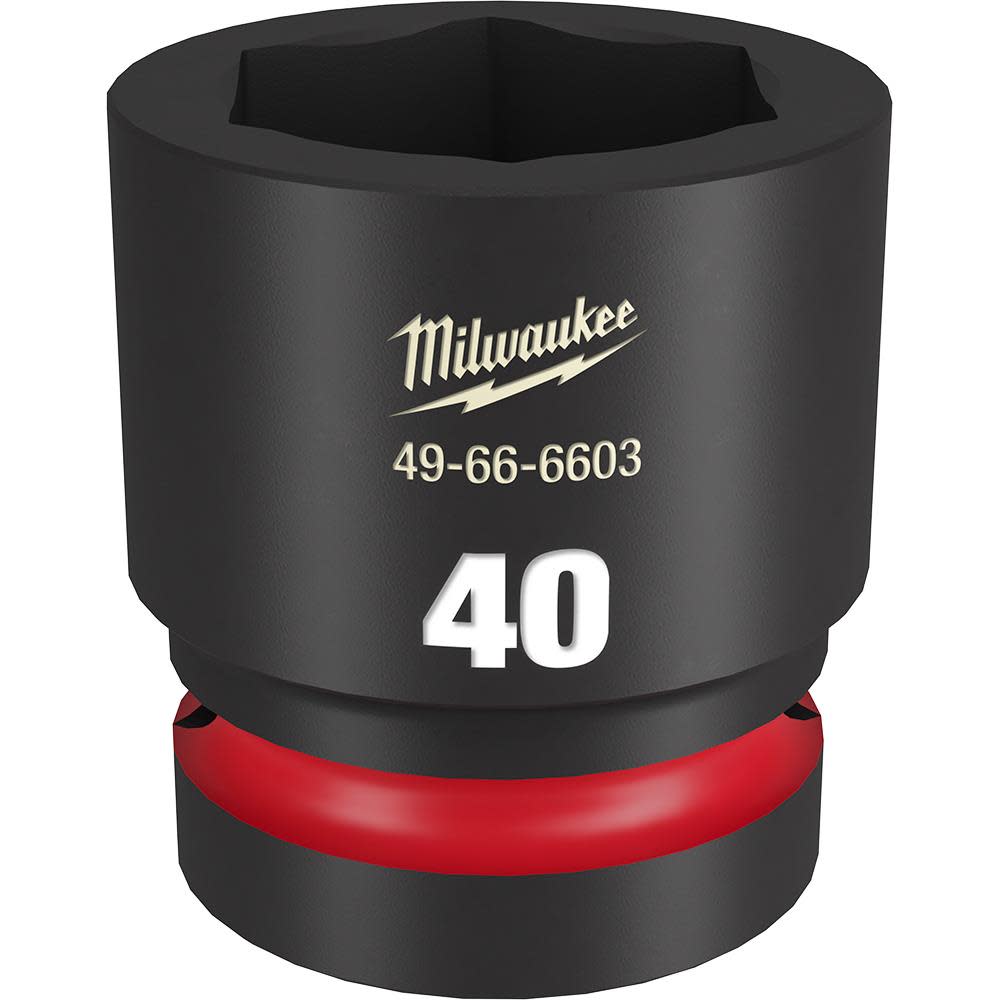 Milwaukee Impact Socket 1″ Drive 40mm Standard 6 Point - Flockneti
