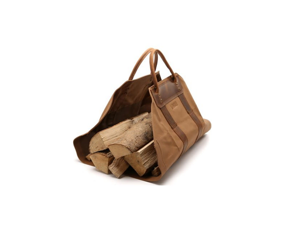 Duluth Pack Khaki Canvas Log Carrier - Flockneti