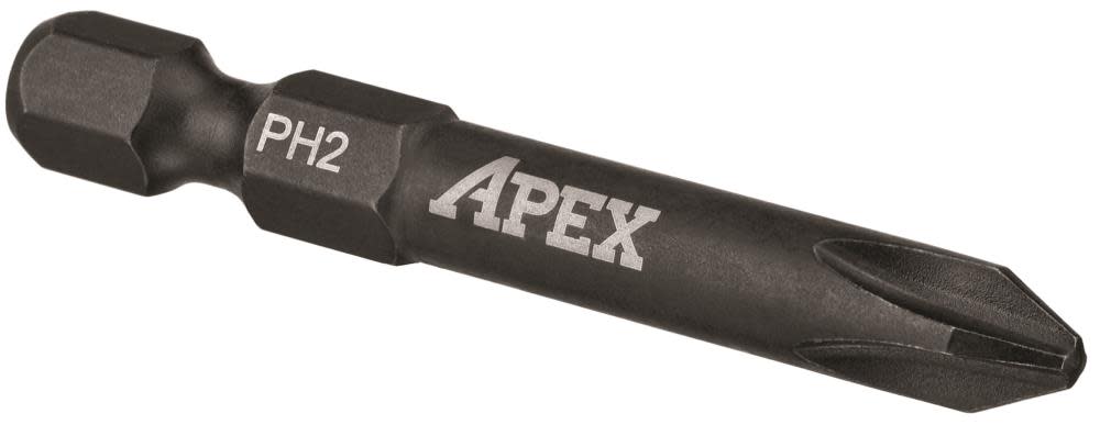 Crescent APEX Impact Power Drive Bit 2 In. Phillips #2 15 Pk. - Flockneti