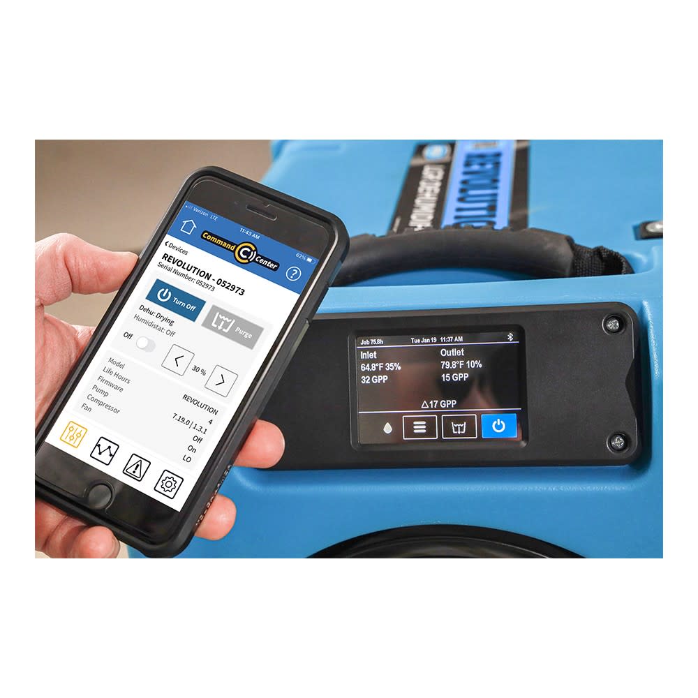 Dri-Eaz Command Hub For Dehumidifiers Revolution LGR - Flockneti