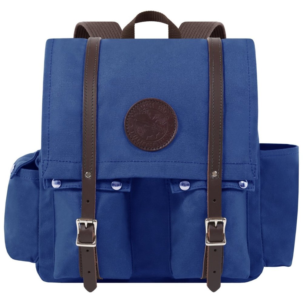 Duluth Pack 15 Liter Capacity Royal Blue Canvas Urban Pack - Flockneti
