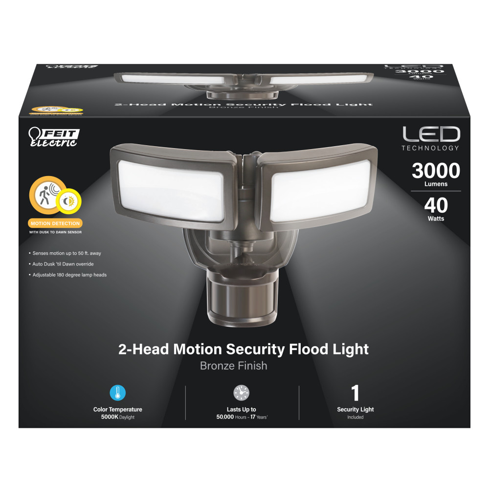 Feit Electric 40W Bronze Outdoor Integrated LED Floodlight - Flockneti