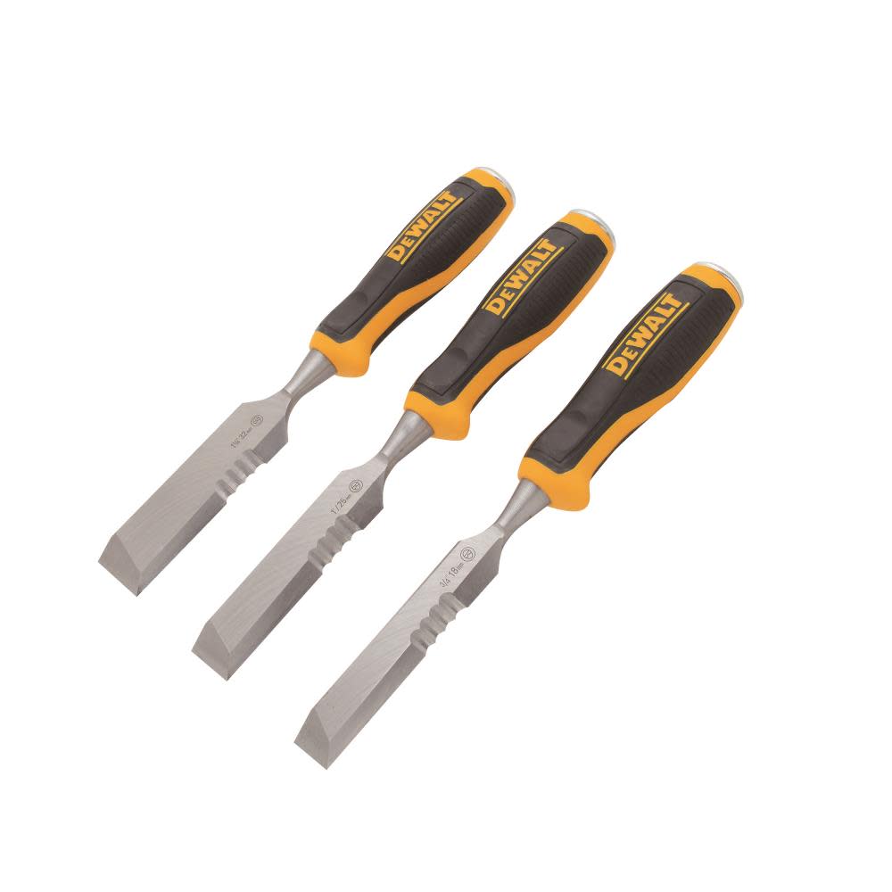 DEWALT 3 pc Side Strike Wood Chisel Set - Flockneti