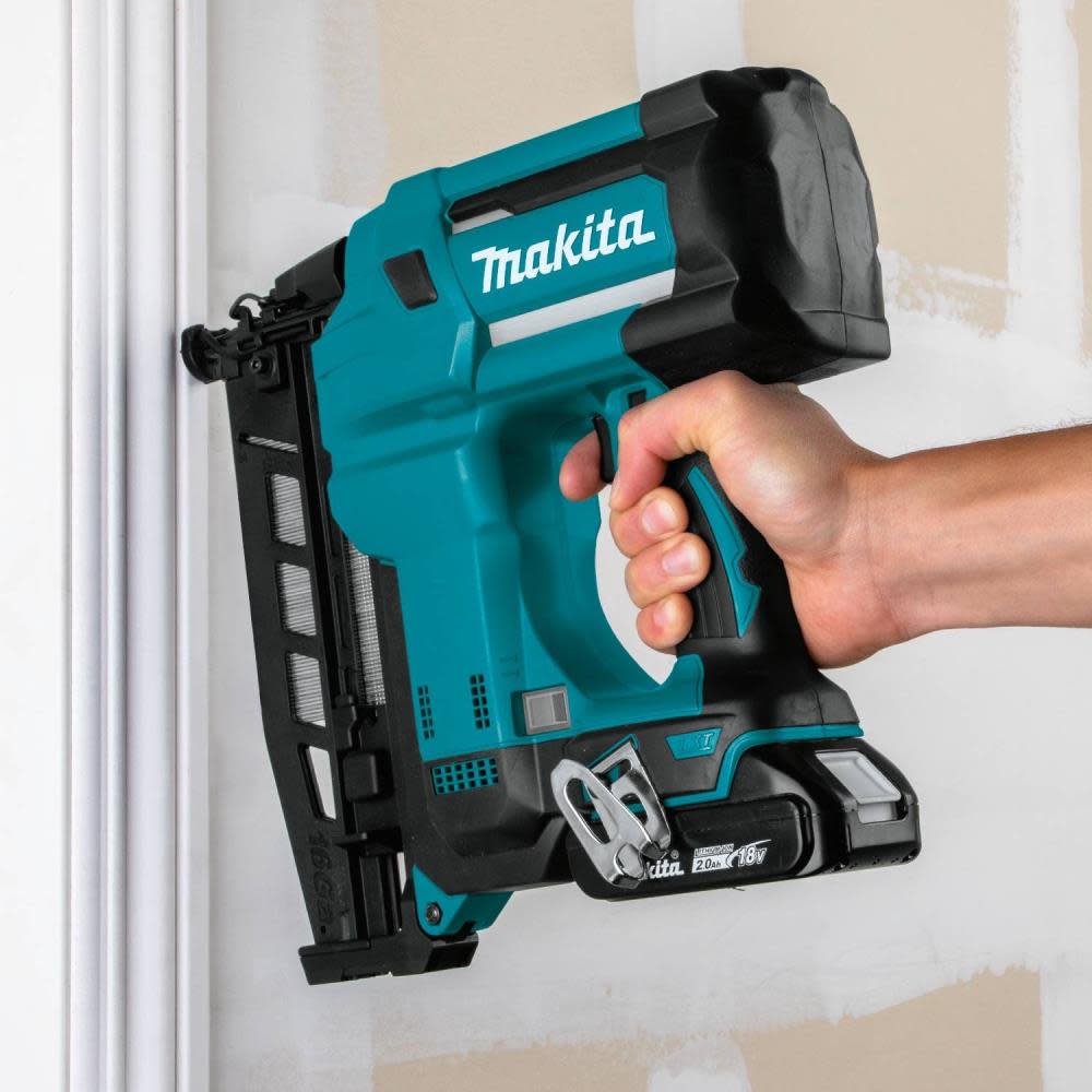 Makita 18V LXT 2 1/2″ Straight Finish Nailer Kit 16 Gauge - Flockneti