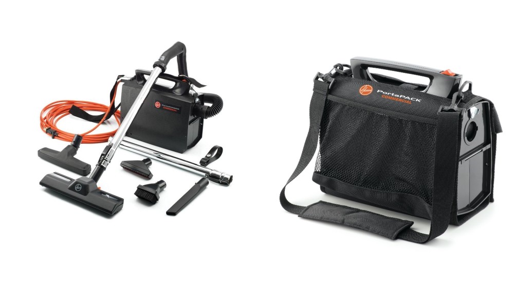 Hoover Commercial Vacuum Canister Vacuum with Carrier Bundle - Flockneti