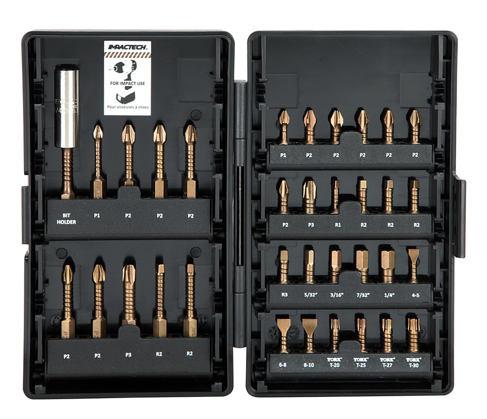 Vega 34pc Impactech Driver Bit Set - Flockneti
