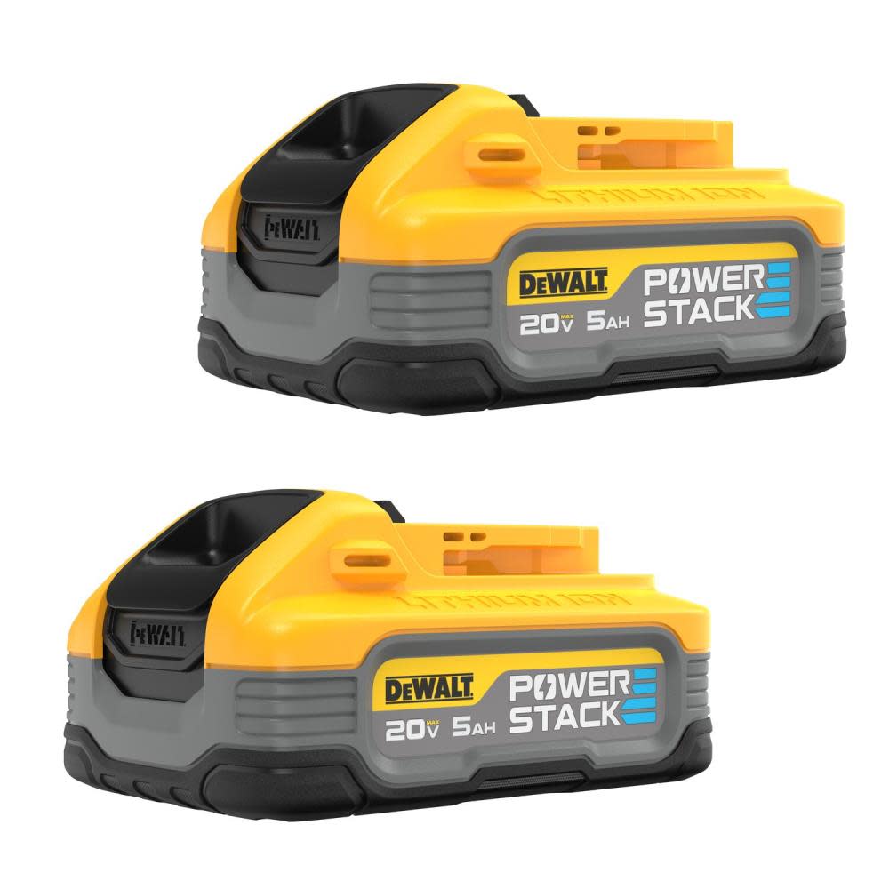 DEWALT POWERSTACK 20V MAX 5Ah Battery 2pk - Flockneti
