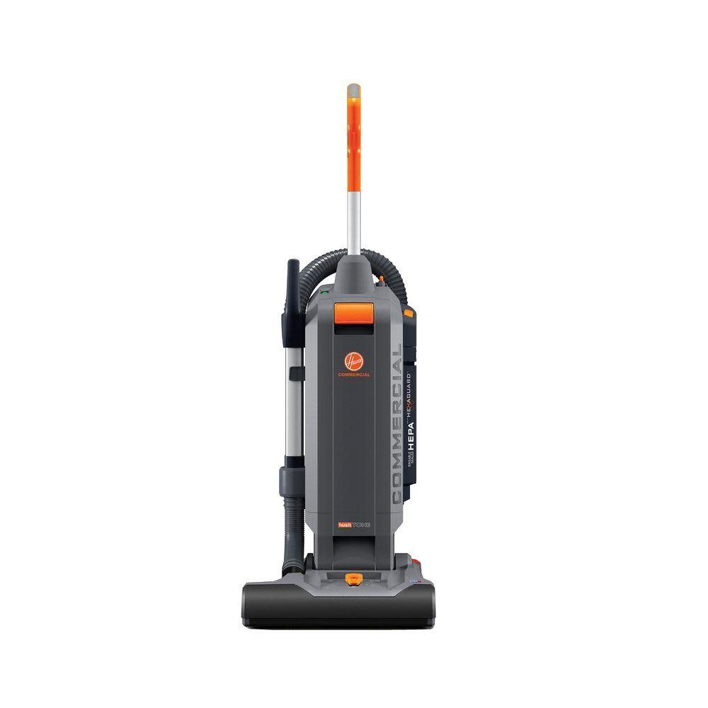 Hoover Commercial Vacuum Hush Tone 15+ Upright Vacuum - Flockneti