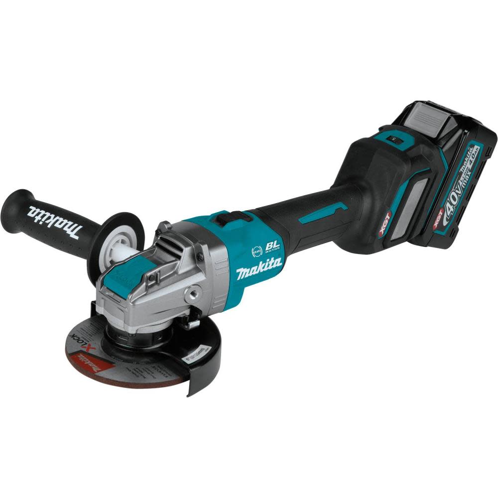 Makita 40V max XGT 5″ Angle Grinder Kit with Electric Brake - Flockneti