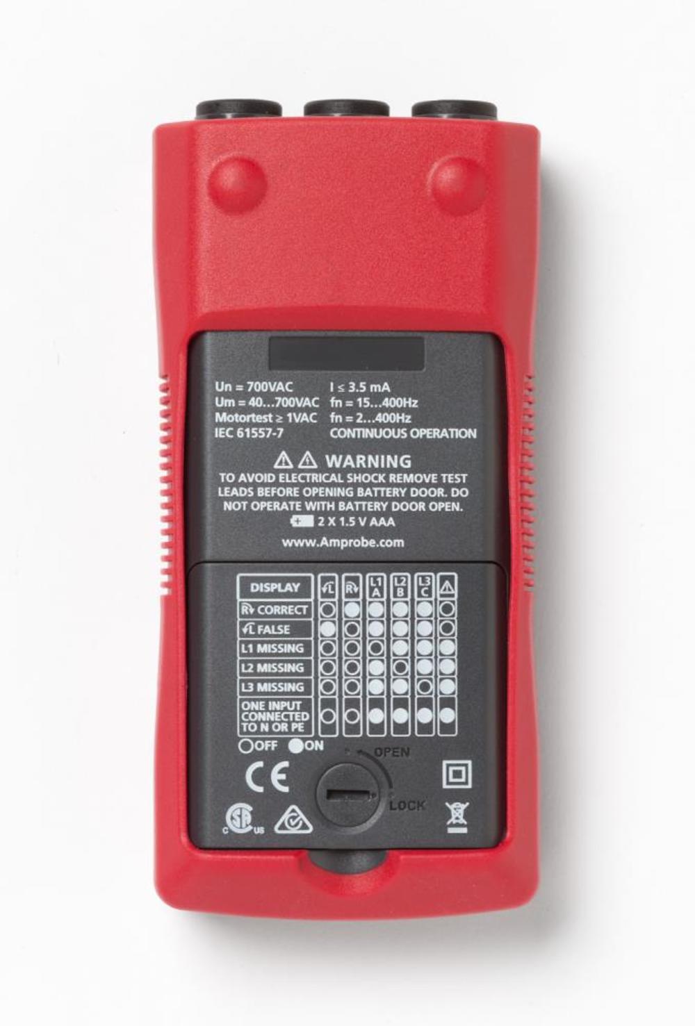 Amprobe Phase Sequence and Motor Rotation Tester - Flockneti