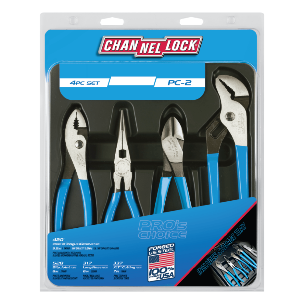 Channellock 4pc Pro’s Choice Set - Flockneti