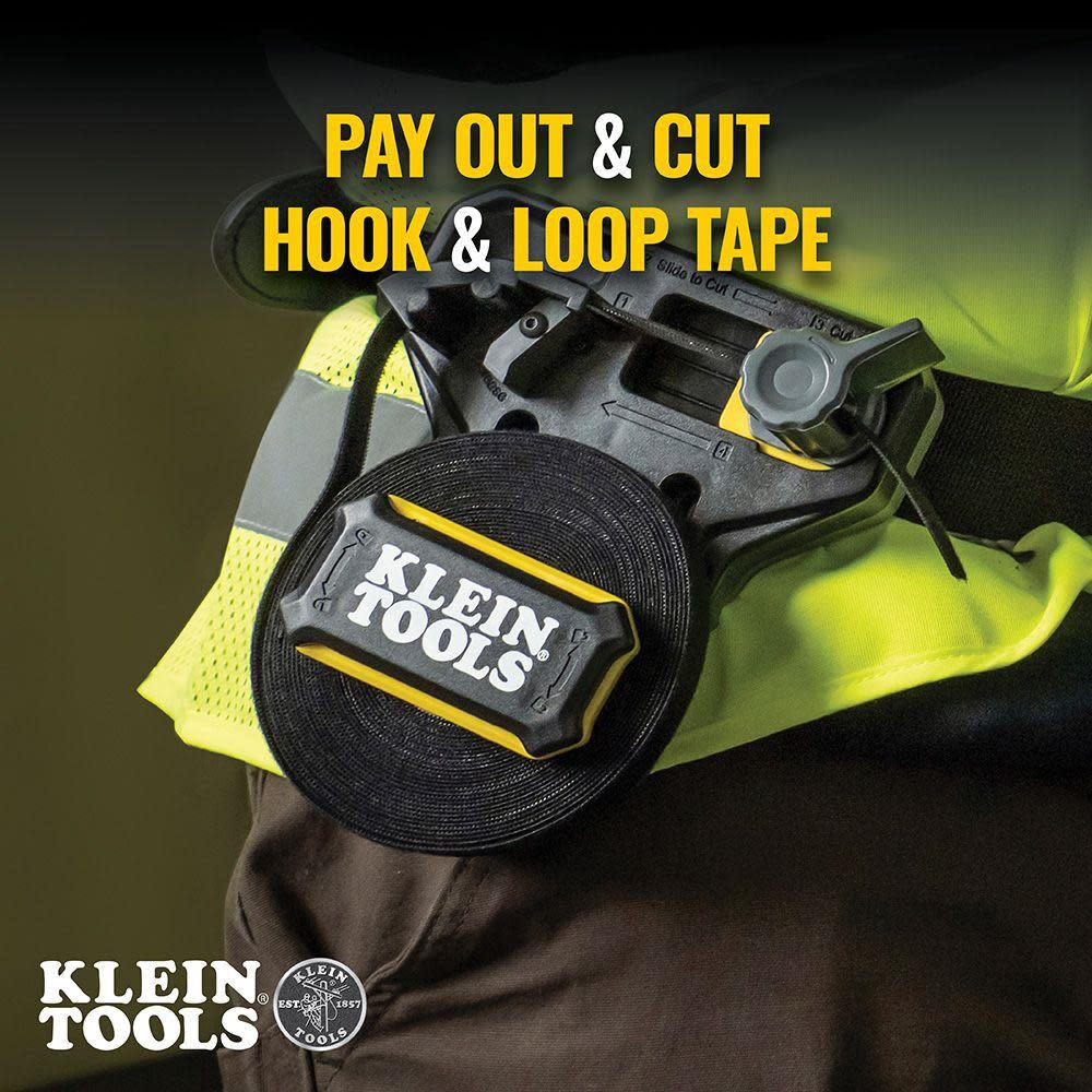Klein Tools Hook & Loop Tape Dispenser - Flockneti