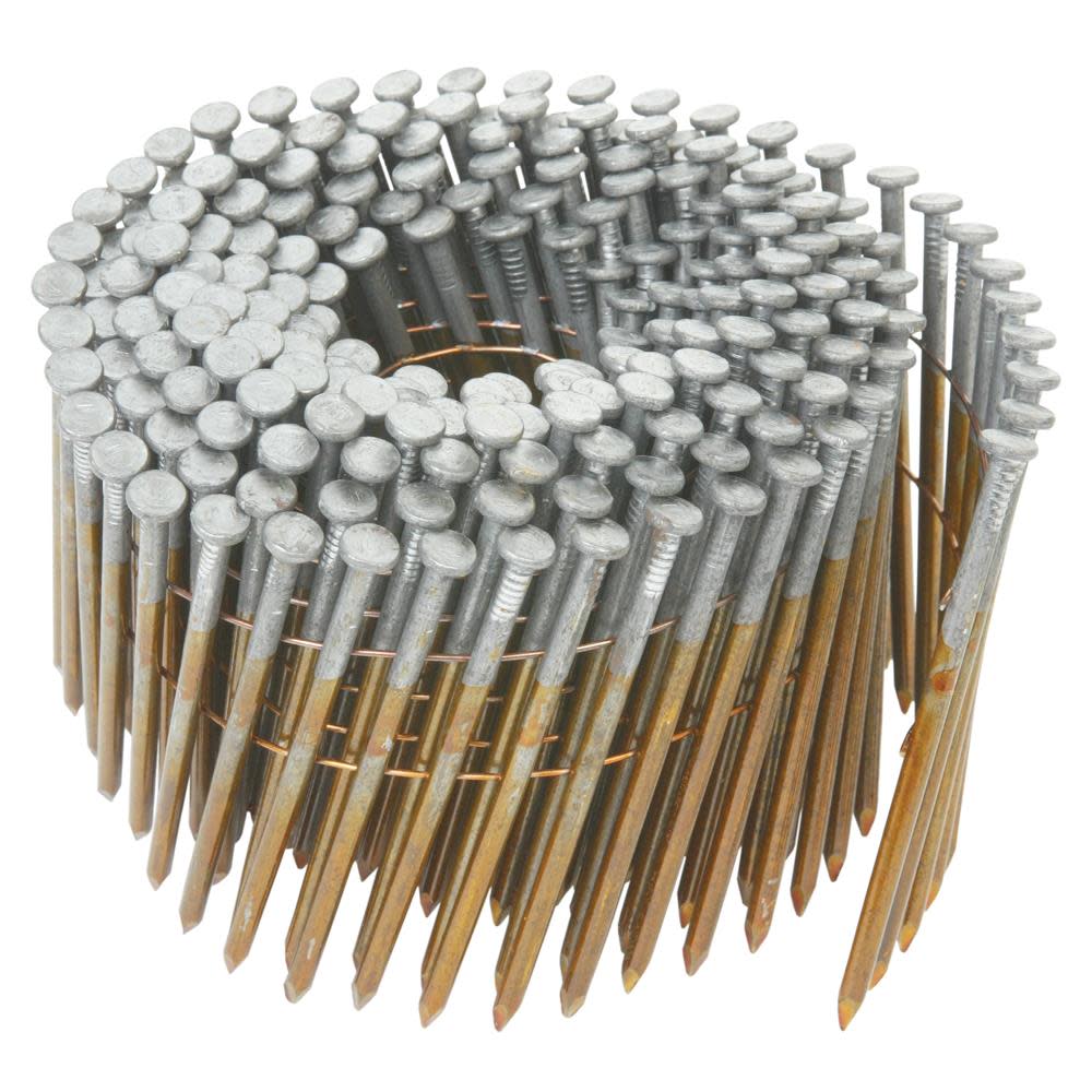 Hitachi 3 In. x .131 Smooth Full Round Head Bright Basic Wire Coil Framing Nails - Flockneti