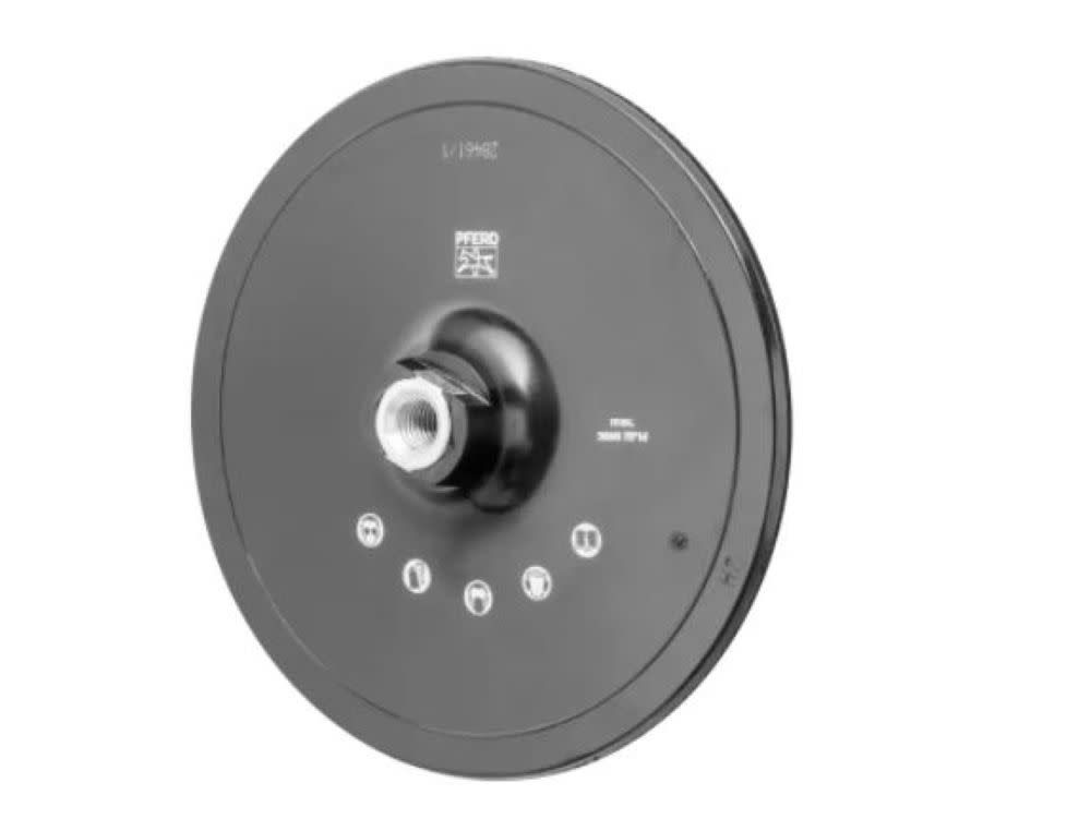 Pferd Polivlies Hook & Loop Disc Holder with Centering Pin Threaded 7″ - Flockneti