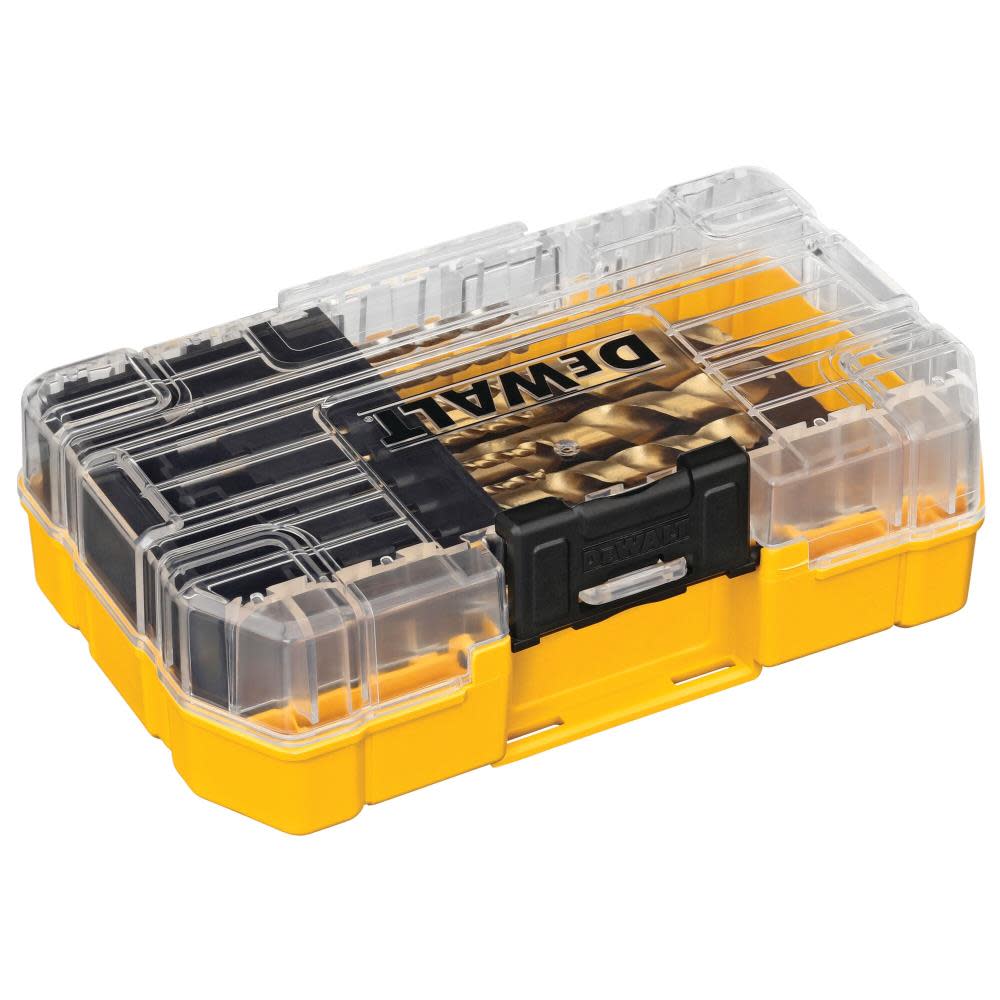 DEWALT 14-PC Titanium Nitride Coating PP Drill Bit Set - Flockneti
