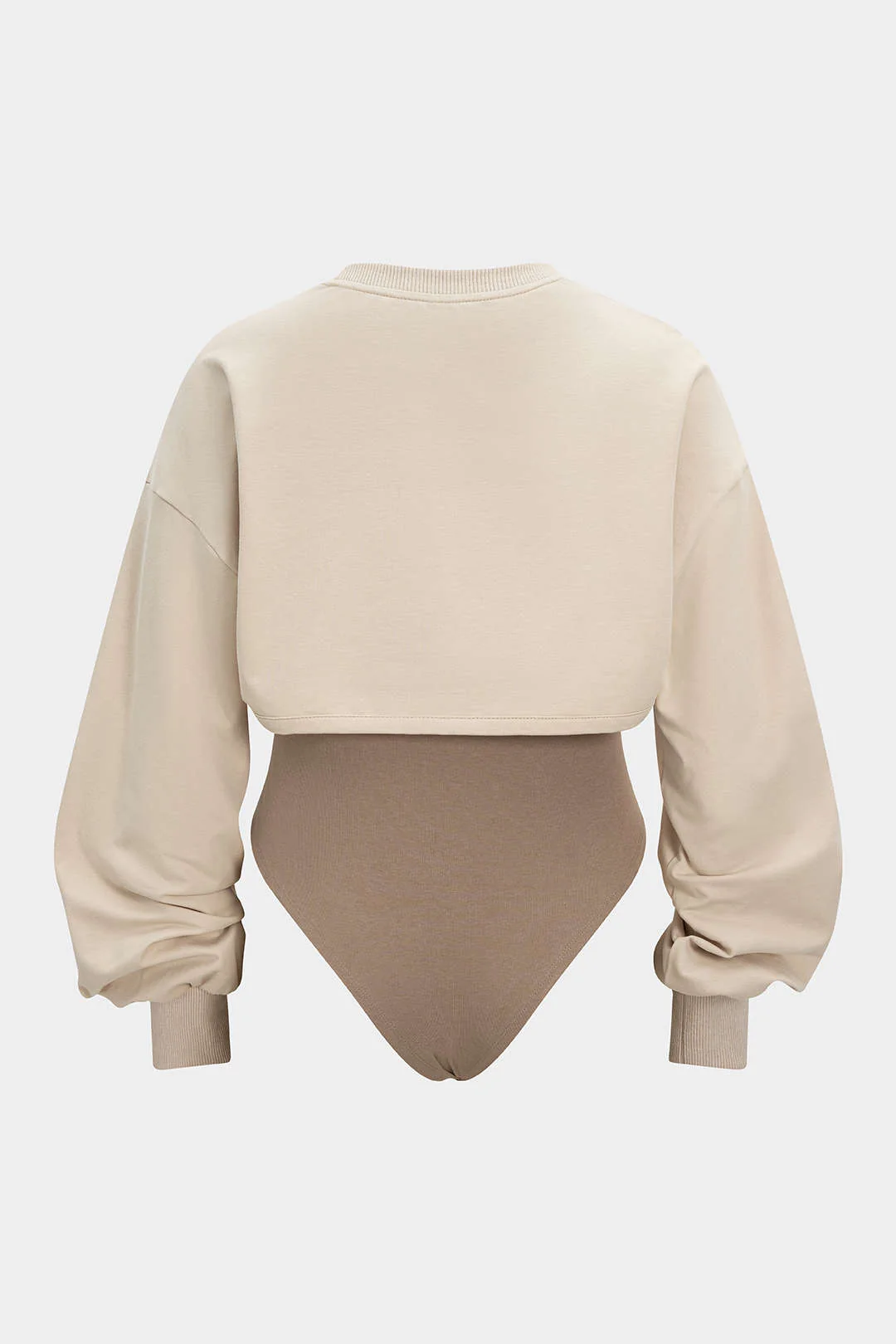 Plus Size Asymmetrical Cut Out Long Sleeve Bodysuit - Flockneti