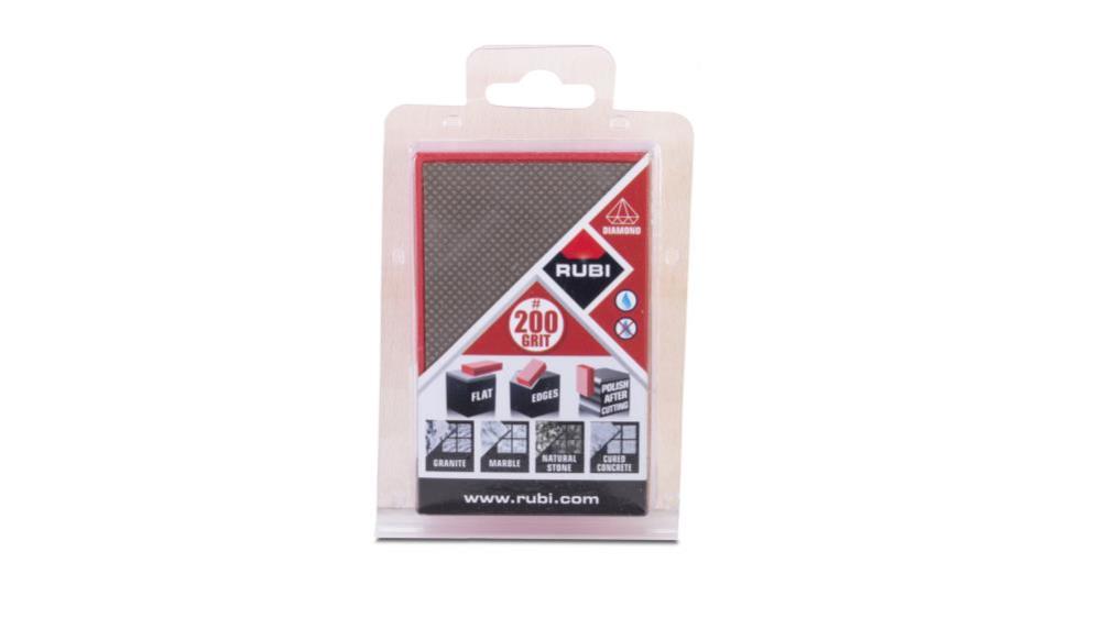 Rubi Tools Diamond Manual Polishing Pad – Grit #200 - Flockneti