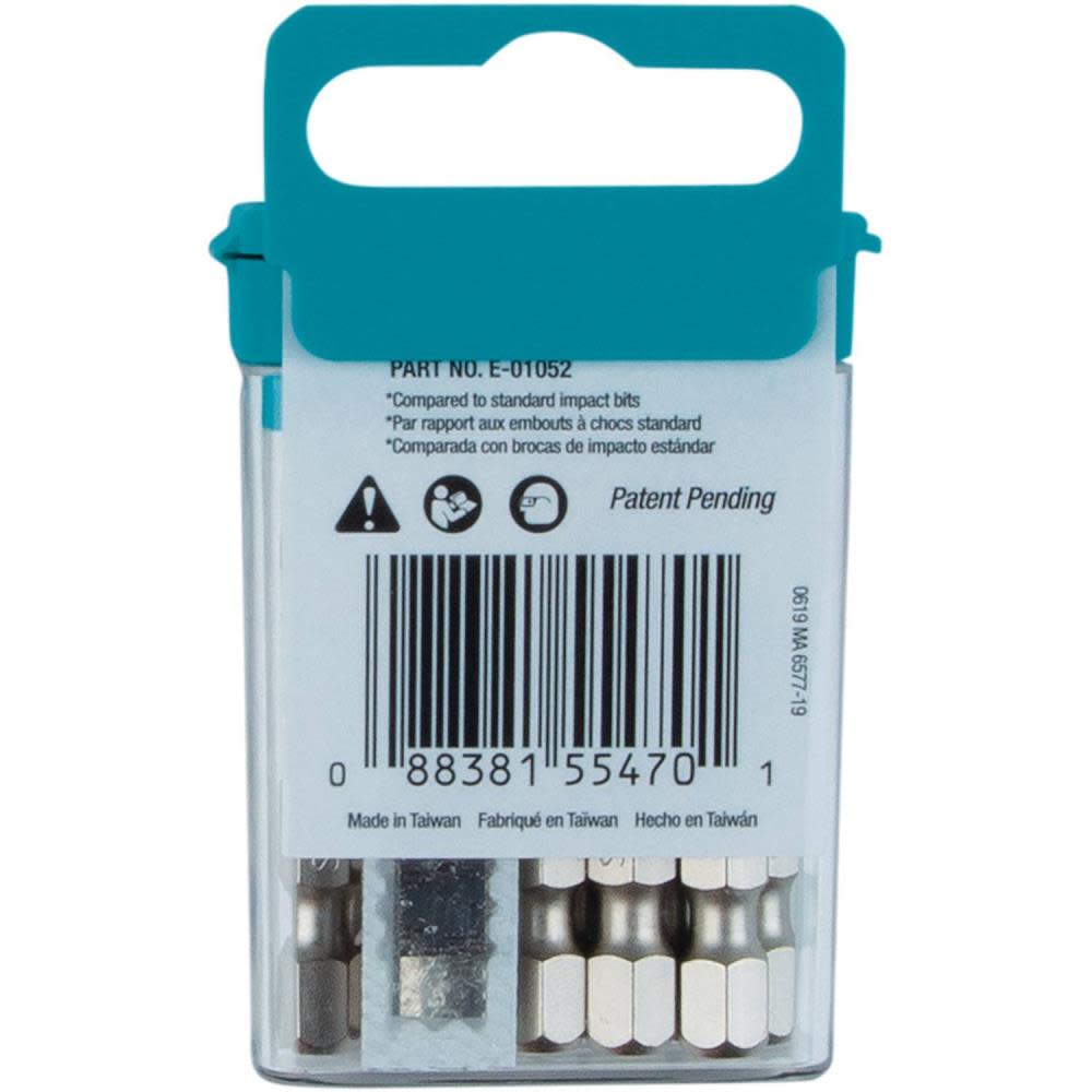 Makita Impact XPS #2 Square 2″ Power Bit 15/pk - Flockneti